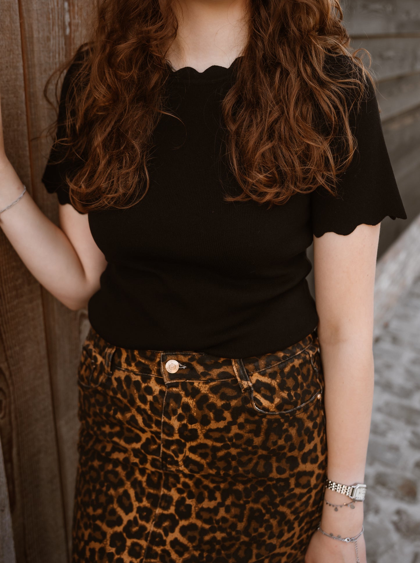 Top Eva zwart