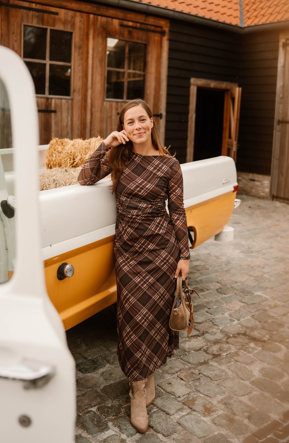 Jurk Fien Bruin