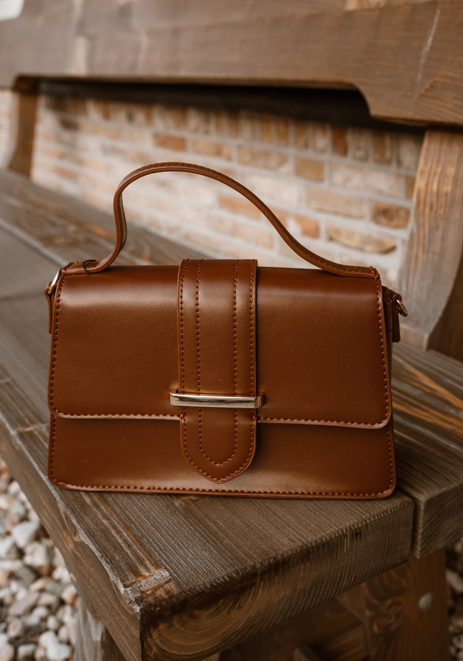 Tas Fleur choco bruin