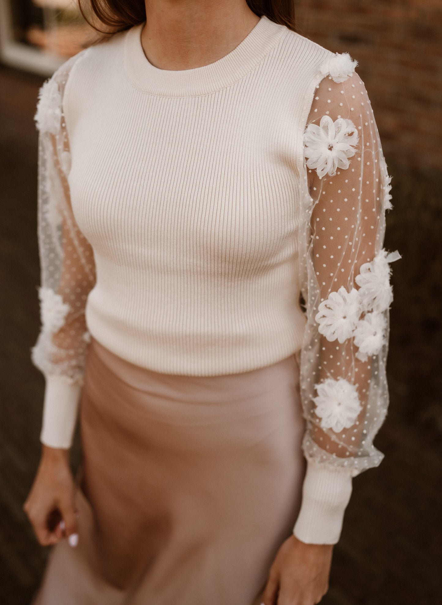 Top Florine beige