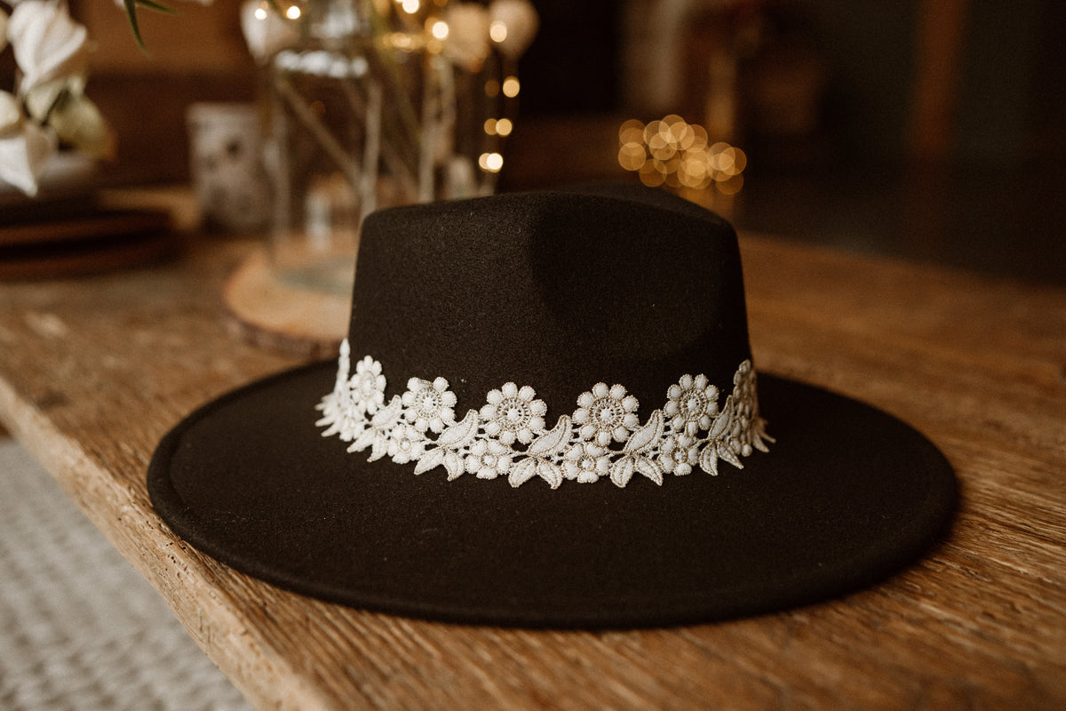 Hoed Bloom zwart