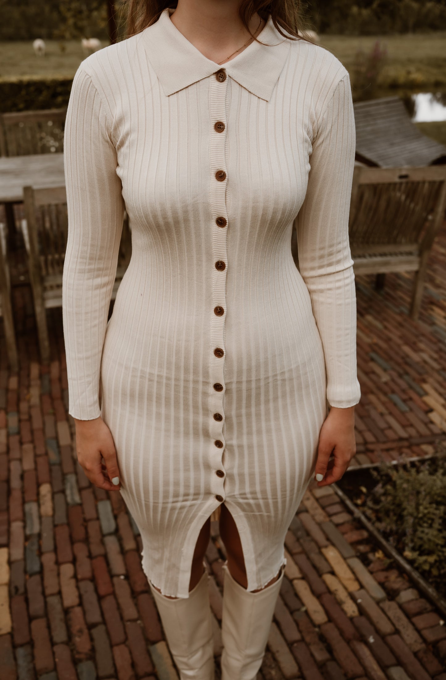 Jurk Aimee beige