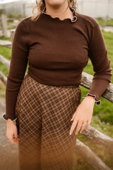 Trui Pearl Bruin