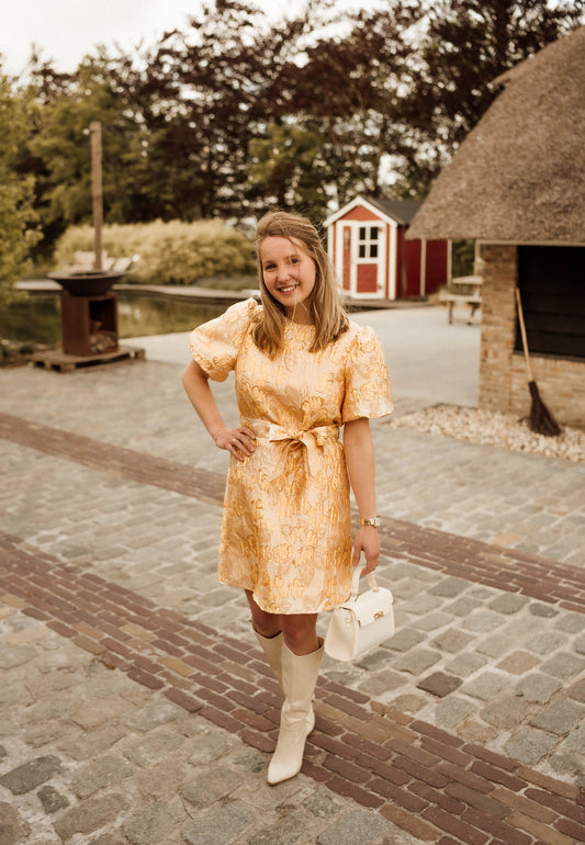 Jurk Merel geel