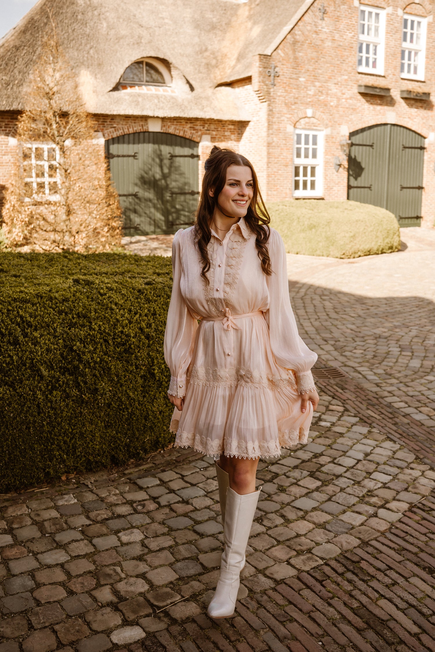 Jurk Alexia champagne