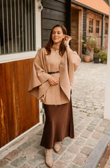 Manteljas Elvira Beige