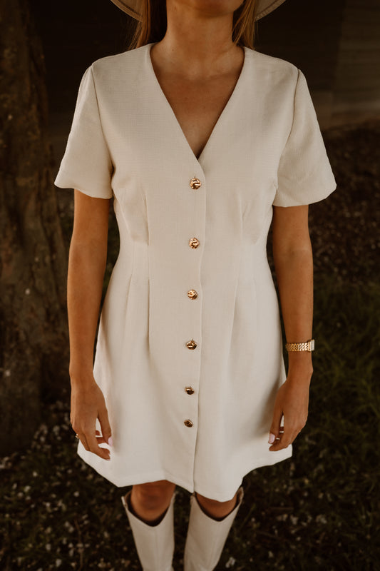Jurk Olivia offwhite