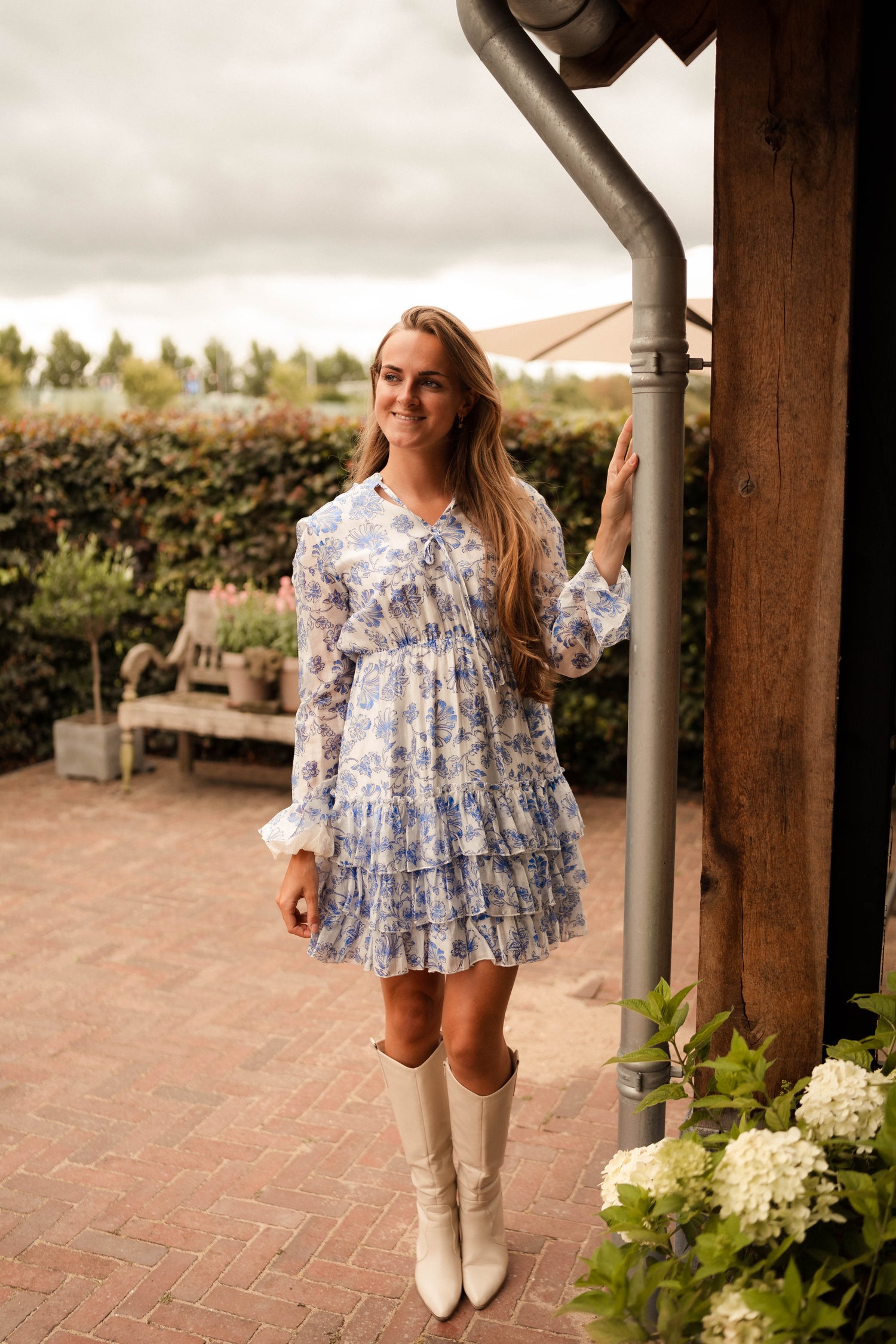Jurk Martha Blauw