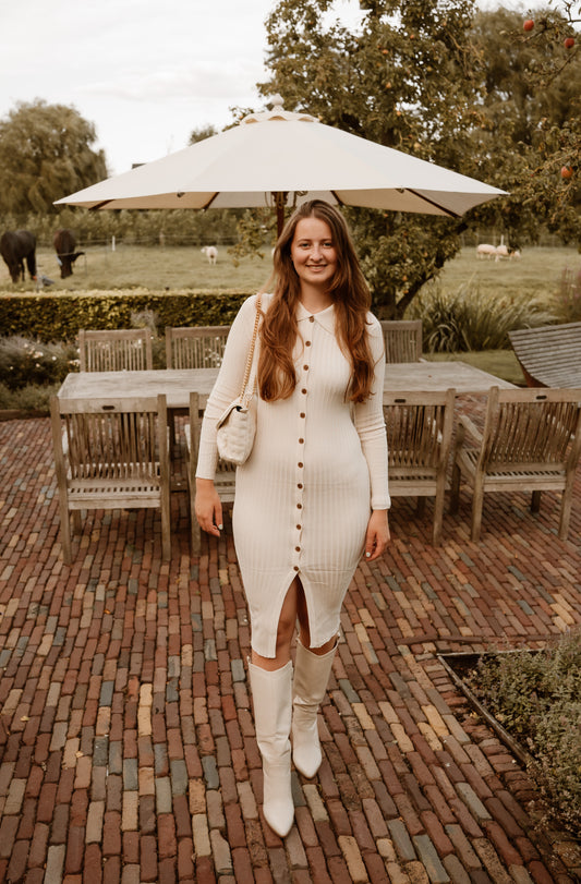 Jurk Aimee beige