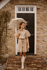 Jurk Livia champagne