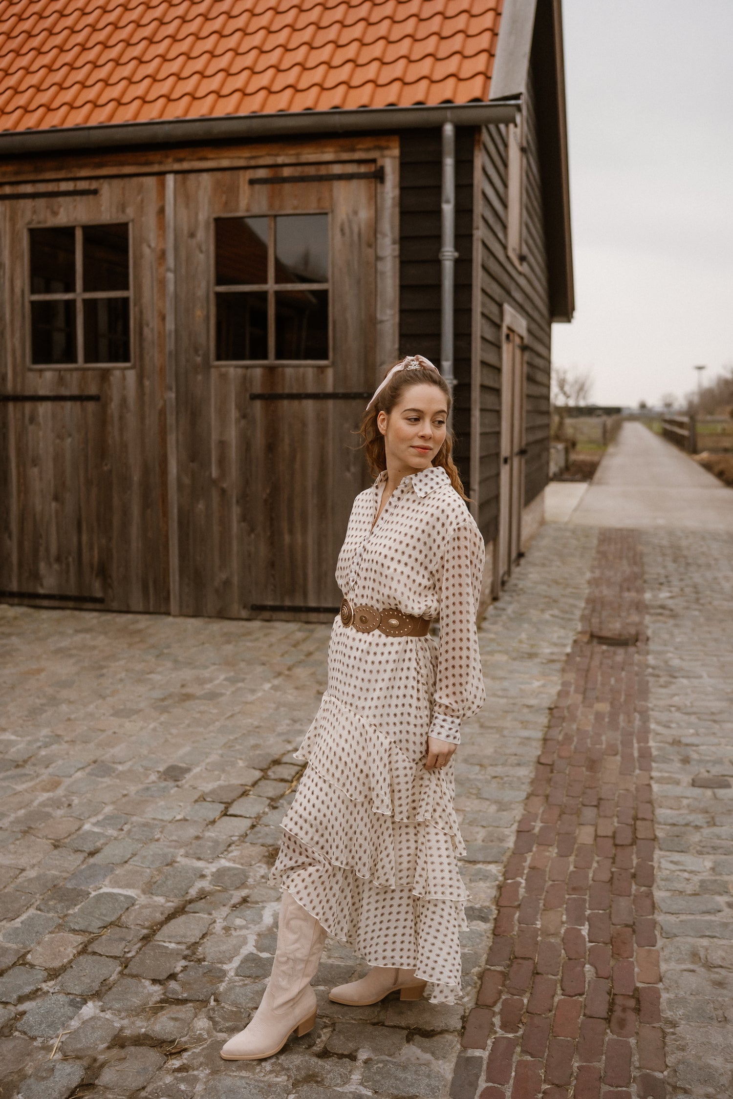 Jurk Celeste offwhite