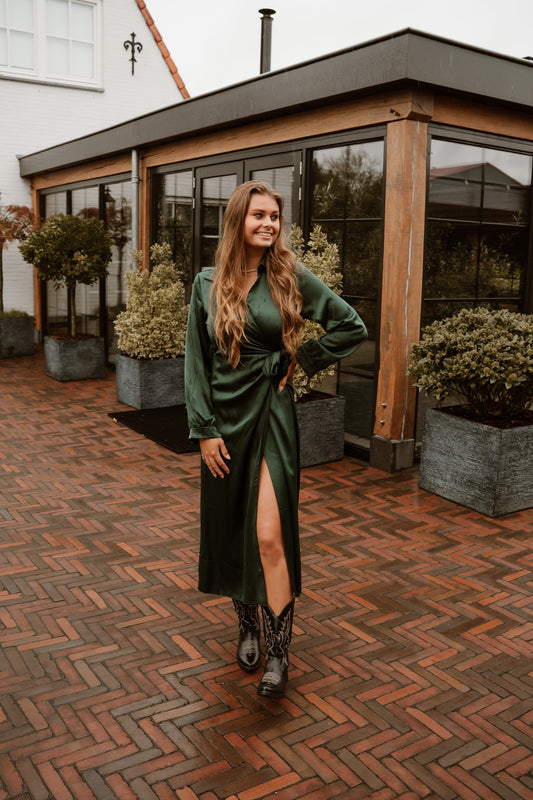 Jurk Emily groen
