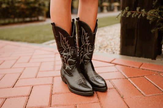 Cowboyboots zwart