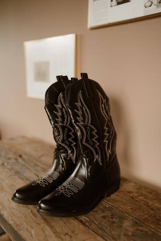 Cowboyboots zwart