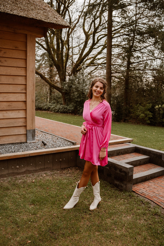 Jurk Elvira roze
