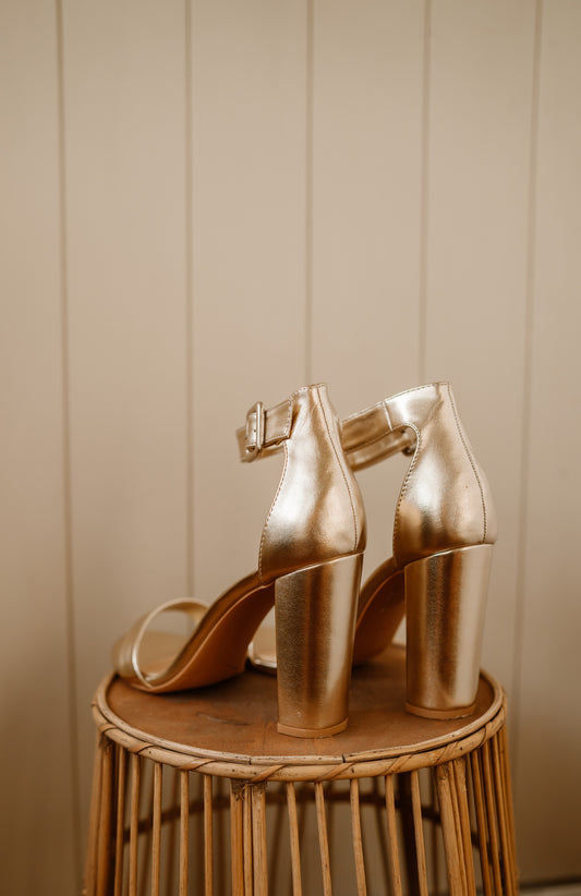 Gold heels